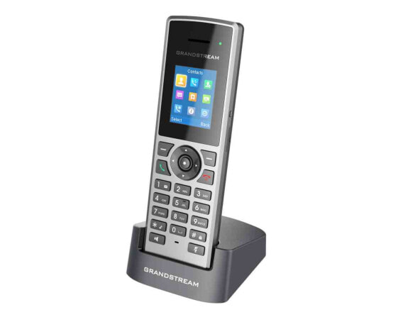 Grandstream DP722 - IP Phone - Black - Grey - Wireless handset - 50 m - 350 m - 10 lines