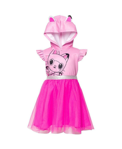 Pandy Paws Girls Mesh Cosplay Tulle Dress Toddler |Child