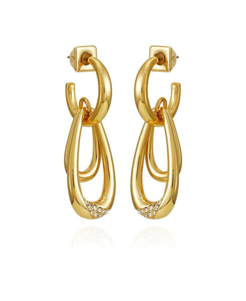 Серьги Vince Camuto Door Knocker Hoop GoldTone