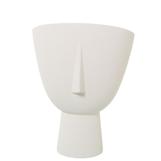 Vase Alexandra House Living Ecru Ceramic Face 27 x 27 x 36 cm