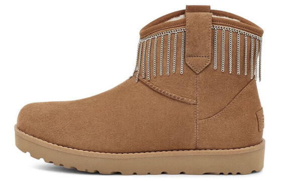 Кроссовки UGG CLASSIC MINI Fringe 1127454-CHE