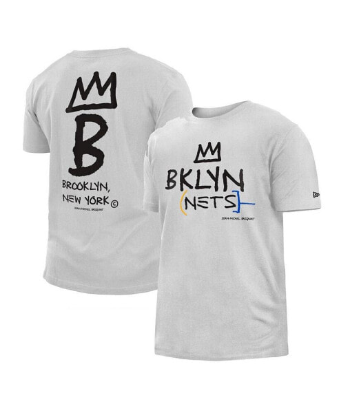 Men's White Brooklyn Nets 2022/23 City Edition Big and Tall T-shirt
