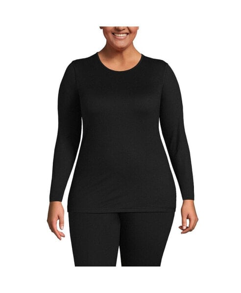 Plus Size Baselayer Cozy Thermaskin Crewneck Top