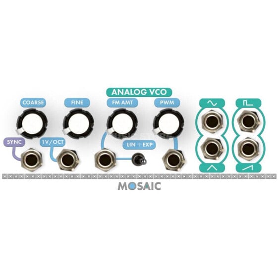 Mosaic Analog VCO white