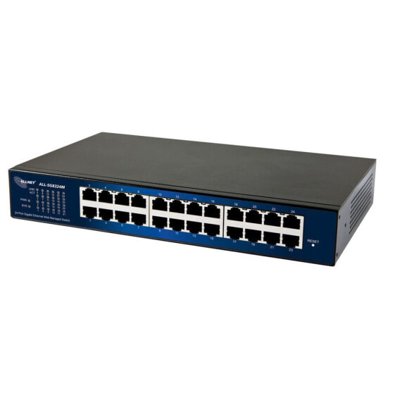 ALLNET ALL-SG8324M - Managed - L2 - Gigabit Ethernet (10/100/1000) - Full duplex - Rack mounting