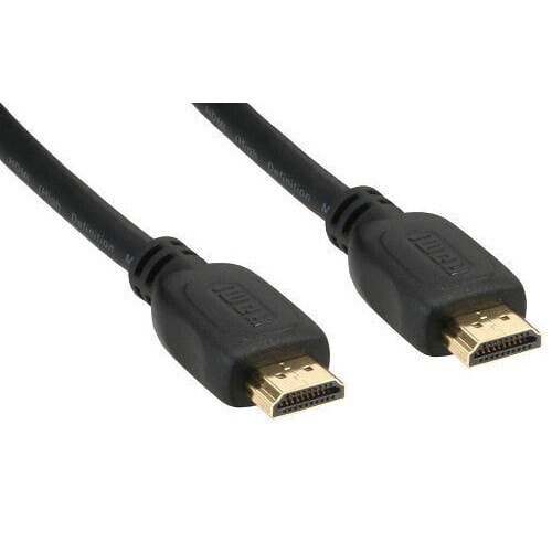 InLine HDMI cable - High Speed HDMI Cable - M/M - black - golden contacts - 10m
