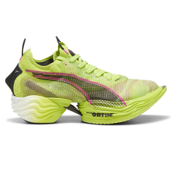 Puma FastR Nitro Elite 2 Psychedelic Rush Running Womens Green Sneakers Athleti