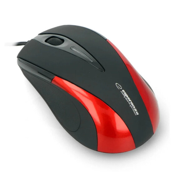 Optical mouse Esperanza EM-102R - red
