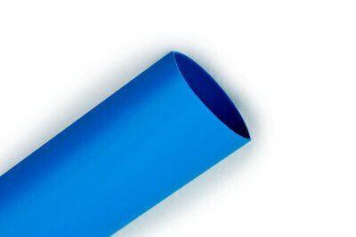 3M TE100045869 - Heat shrink tube - Blue - Polyolefin - 100 cm - 1.8 cm - 6 mm