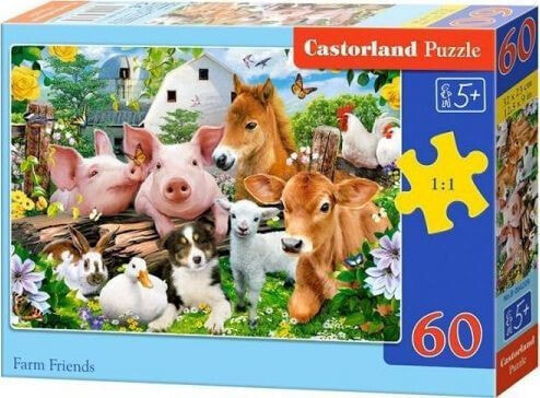 Пазл развивающий Castorland Farm Friends 60CASTOR