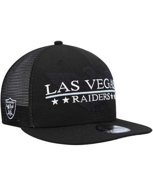 Men's Black Las Vegas Raiders Totem 9FIFTY Snapback Hat