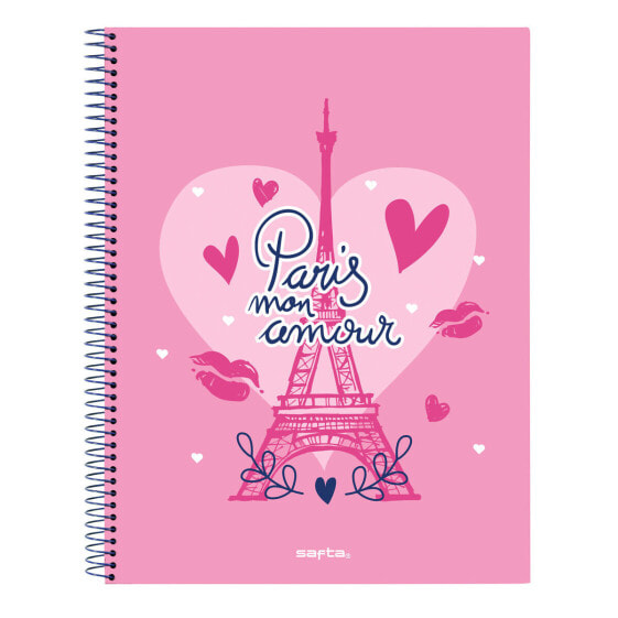 Блокнот школьный Safta Paris Розово-темно-синий A4 120 листов