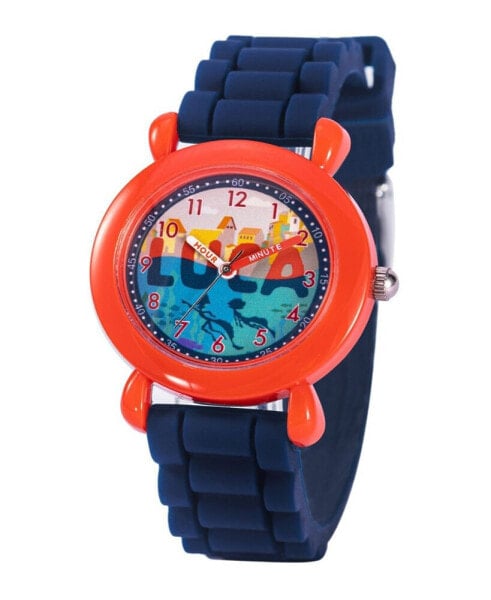 Boy's Disney Luca Alberto Blue Silicone Strap Plastic Watch 32mm