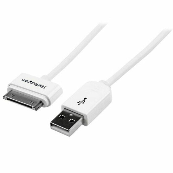 USB-кабель Startech USB2ADC1M USB A Белый