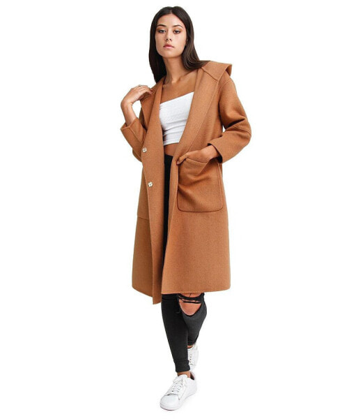 Women's Walk This Way Wool Blend Over d Coat