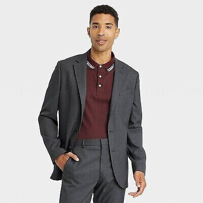 Men's Slim Fit Suit Jacket - Goodfellow & Co Charcoal Gray 40S