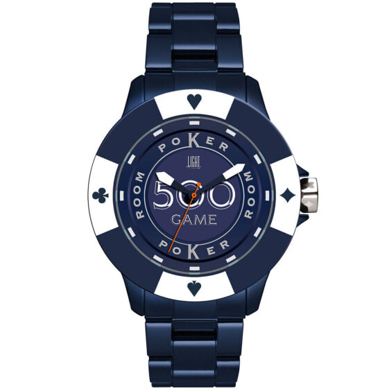 Unisex Watch Light Time POKER (Ø 41 mm)