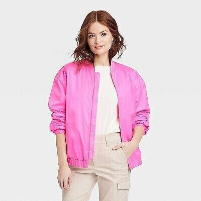 Women's Bomber Jacket - A New Day Pink XL