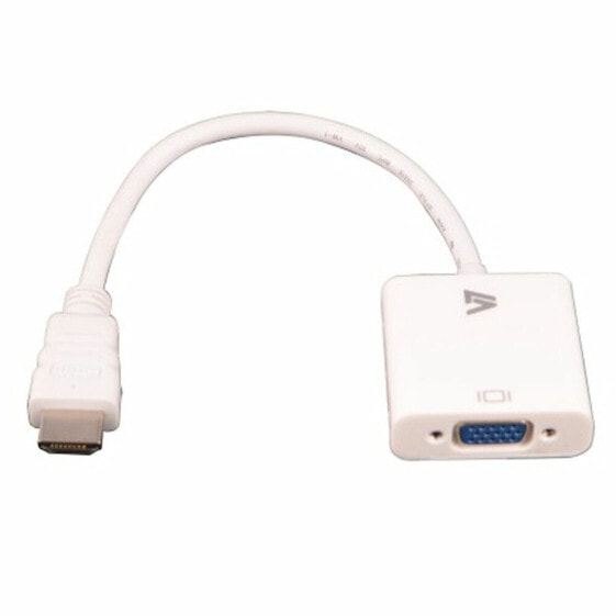 Адаптер HDMI—VGA V7 CBLHDAV-1E Белый