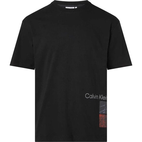 CALVIN KLEIN Photo Side Print short sleeve T-shirt