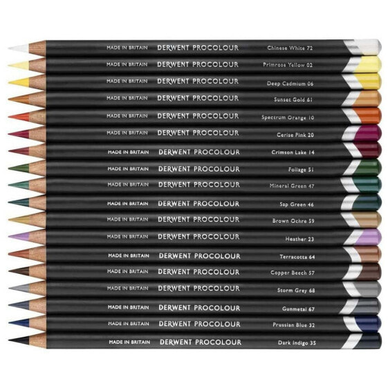 Цветные карандаши Derwent Metallic Box Procolour Pencil 24 шт.