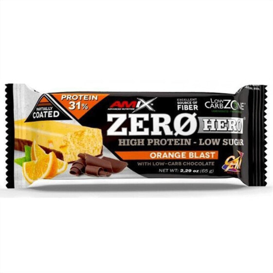 AMIX Zero Hero Protein Bar 65g Double Chocolate Bar