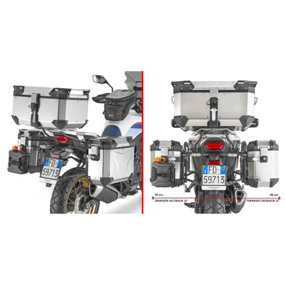 GIVI Honda XL 750 Transalp Monokey Cam-Side Trekker Outback side cases fitting