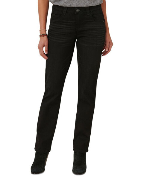 Petite "Ab"solution Straight-Leg Jeans