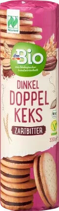 Dinkel Doppelkeks Zartbitter, 330 g