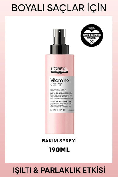 Serie Expert Vitamino Color 10 In 1 Renk Koruyucu 10 Etkili Mucize Bakım Spreyi 190 Ml