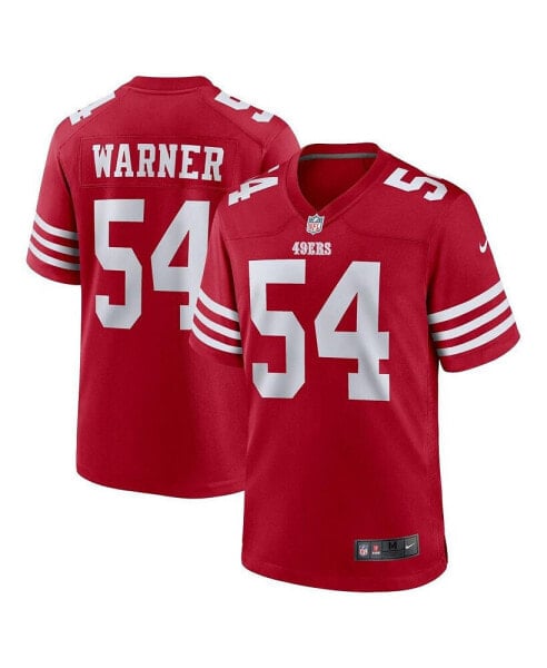 Men's Fred Warner Scarlet San Francisco 49ers Player Game Jersey