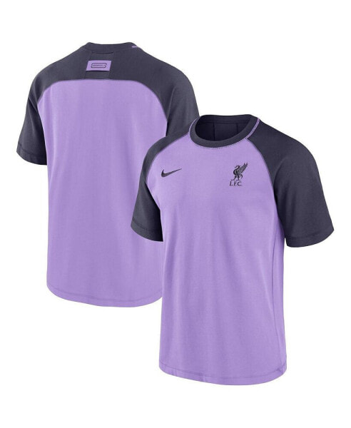 Men's Purple Liverpool Travel Raglan T-shirt