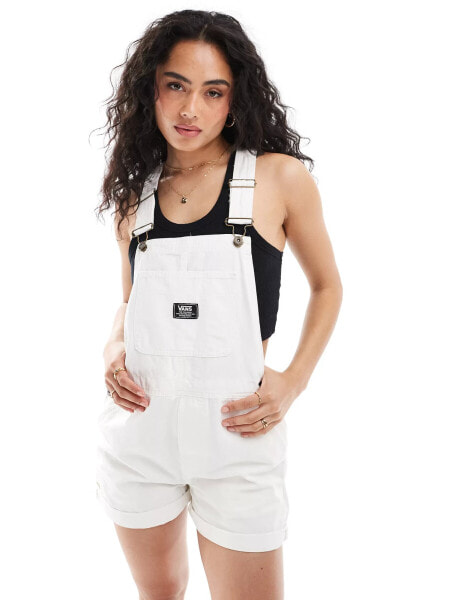 Vans shortall in white