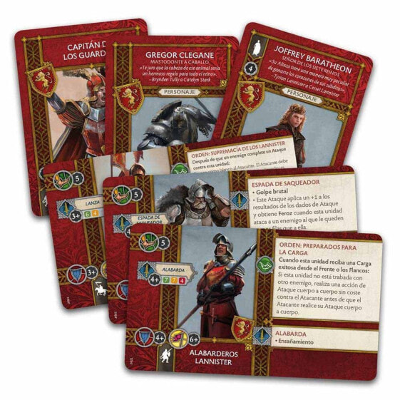 ASMODEE Canción De Hielo Y Fuego Pack De Facción Lannister Board Game