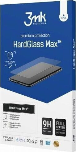 3MK Szkło hartowane 3MK HardGlass Max Xiaomi Redmi Note 12 Pro/12 Pro+ Plus/12E czarne