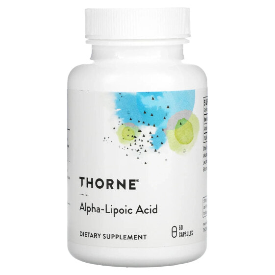 Thorne, альфа-липоевая кислота, 60 капсул