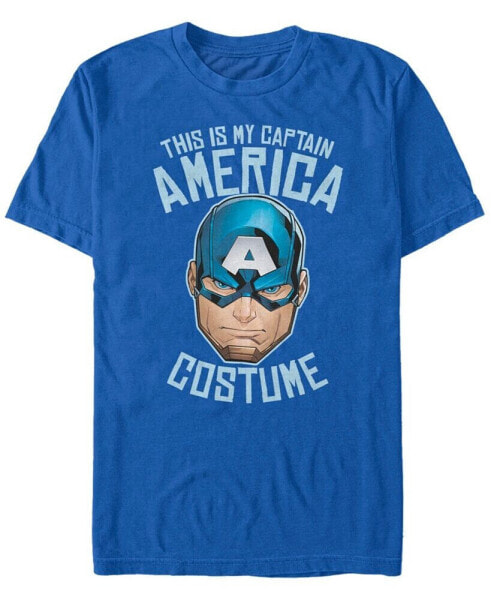 Marvel Men's Avengers Captain America Halloween Costume Short Sleeve T-Shirt