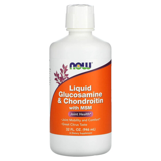 Liquid Glucosamine & Chondroitin with MSM, Citrus, 32 fl oz (946 ml)