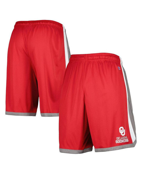 Men's Crimson Oklahoma Sooners Basketball Shorts