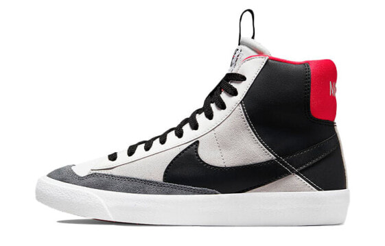 Кроссовки Nike Blazer Mid '77 SE D GS черно-бело-красные