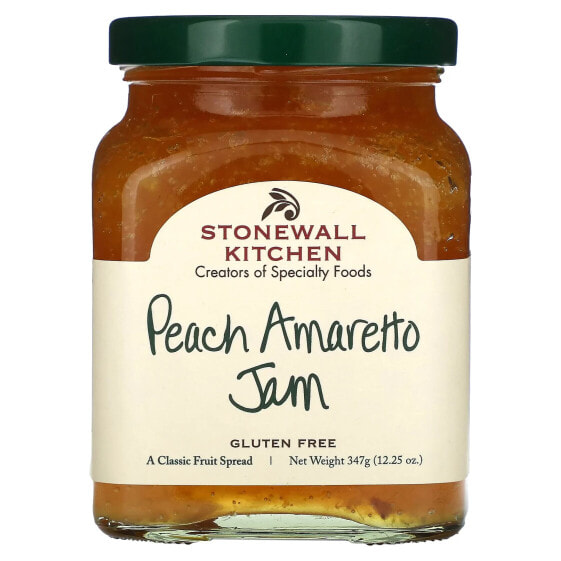 Stonewall Kitchen, Peach Amaretto Jam, 12.25 oz (347 g)
