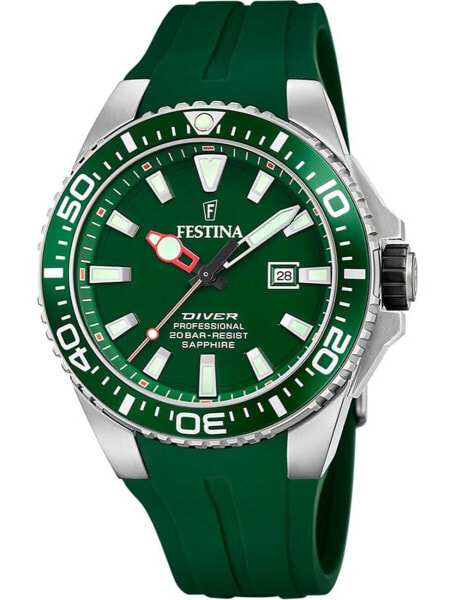 Festina F20664/2 Mens Watch Professional Diver Day-Date 45mm 20ATM