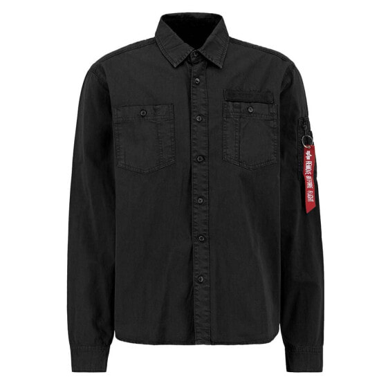 Рубашка с длинным рукавом ALPHA INDUSTRIES Air Force Emb