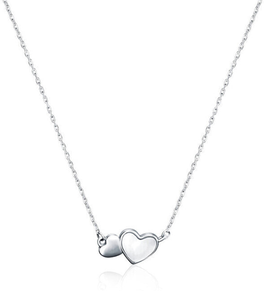 Колье JVD Connected Hearts Silver.
