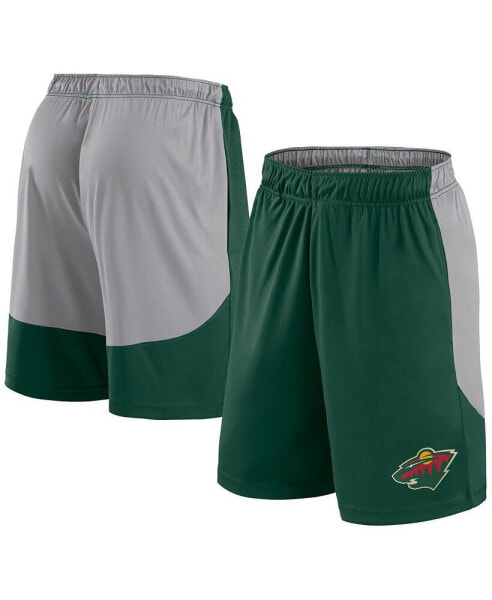 Men's Green Minnesota Wild Go Hard Shorts