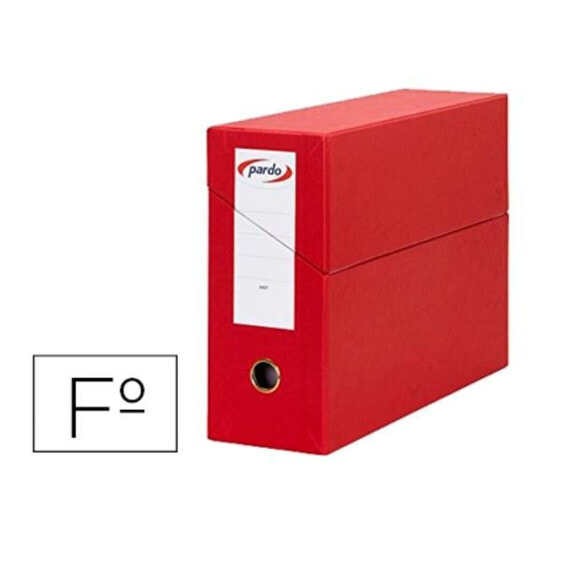 File Box Pardo 245702 Red A4 (1 Unit)