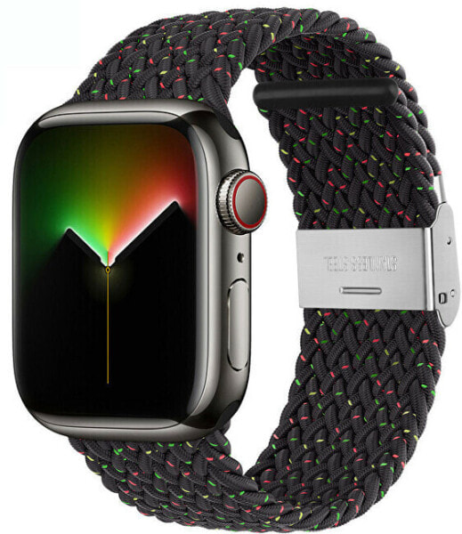 Nylonový řemínek pro Apple Watch 42/44/45/49 mm - Black