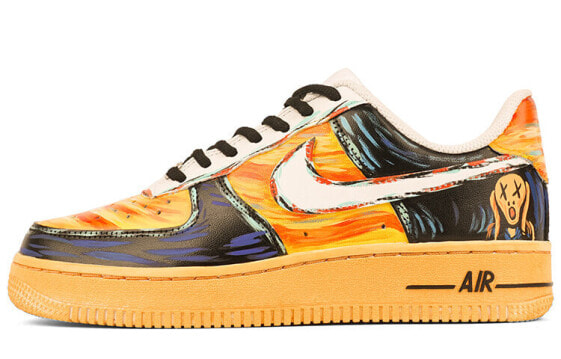 Кроссовки Nike Air Force 1 Low Graffiti Yellow