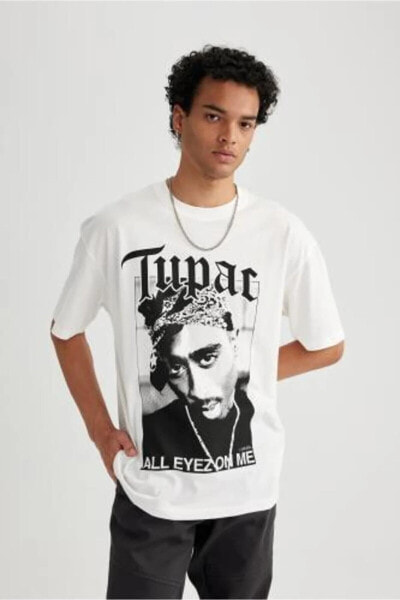 Футболка Defacto Tupac Shakur Oversize Fit