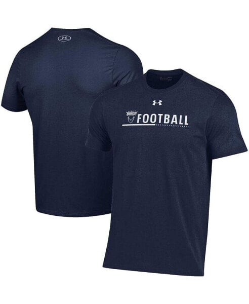 Men's Navy Howard Bison 2022 Sideline Football Performance Cotton T-shirt